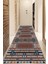 Dijital Baskılı Kaymaz Taban Yıkanabilir Modern Yolluk ve Koridor Halısı NDU-SD-1115 1