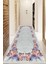 Dijital Baskılı Kaymaz Taban Yıkanabilir Modern Yolluk ve Koridor Halısı NDU-SD-428 1