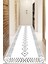 Dijital Baskılı Kaymaz Taban Yıkanabilir Modern Yolluk ve Koridor Halısı NDU-SD-562 1