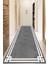 Dijital Baskılı Kaymaz Taban Yıkanabilir Modern Yolluk ve Koridor Halısı NDU-SD-763 1
