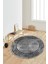 Dijital Baskılı Kaymaz Taban Yıkanabilir Yuvarlak Salon Halısı Koridor Halısı Paspas NDY-HT-486 1