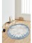 Dijital Baskılı Kaymaz Taban Yıkanabilir Yuvarlak Salon Halısı Koridor Halısı Paspas NDY-HT-495 1