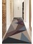 Dijital Baskılı Kaymaz Taban Yıkanabilir Modern Yolluk ve Koridor Halısı NDU-SD-430 1