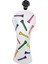 Su Geçirmez Pu Golf Kapağı Fairway Hibrit Headcover Sleep Corector Desen 9.5X24CM (Yurt Dışından) 1