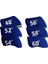 6pcs Golf Club Headcover Demir Kafası Kama Koruma Muhafızları Için (Yurt Dışından) 2