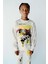 Erkek Çocuk Thor Marvel Beyaz Pamuklu 3 Iplik Sweatshirt Eşofman Alt-Üst Takım 3