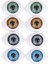 4 Salkılar 12 mm. Iris Oval İçi Boş Bebek Sahte Gözler (Yurt Dışından) 3