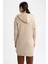 Regular Fit Kapüşonlu Uzun Kollu Örgü Desenli Triko Tunik W0610AZ22WN 7