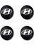 Hyundaı Logolu 56 mm Jant Göbek Stıcker 3