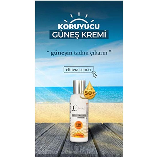 Clinera Spf 50 + Güneş Koruyucu Krem Pa+++ (100 Ml) Fiyatı