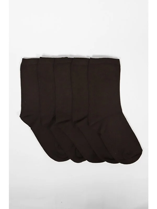 Katia&Bony 5'li Paket Unisex Soket Çorap Siyah