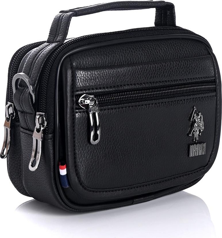 U.S. Polo Assn. 8417 Erkek Evrak Çantası Siyah görsel 2