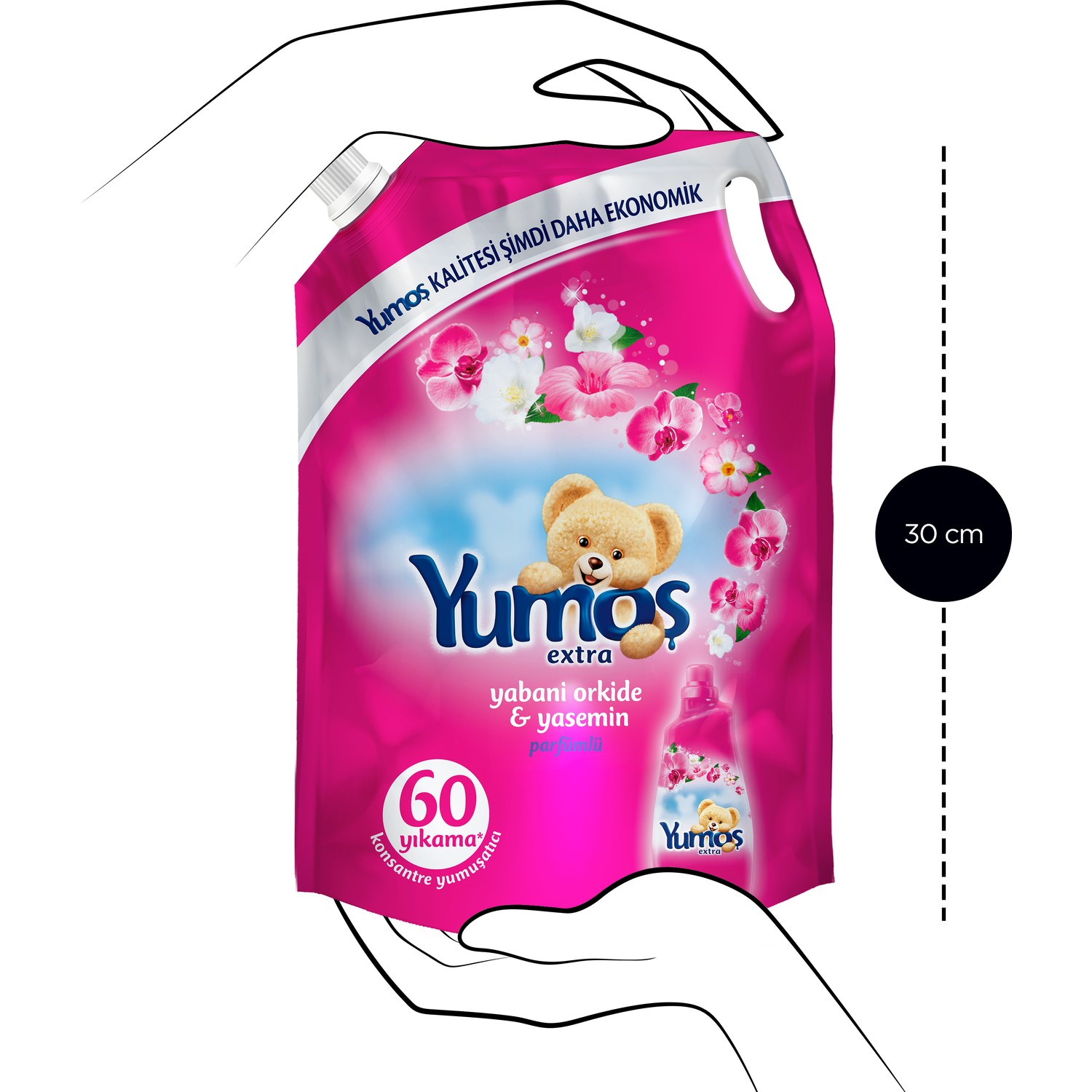 Yumoş Ekstra Yumuşatıcı Yabani Orkide Ve Yasemin Kokulu