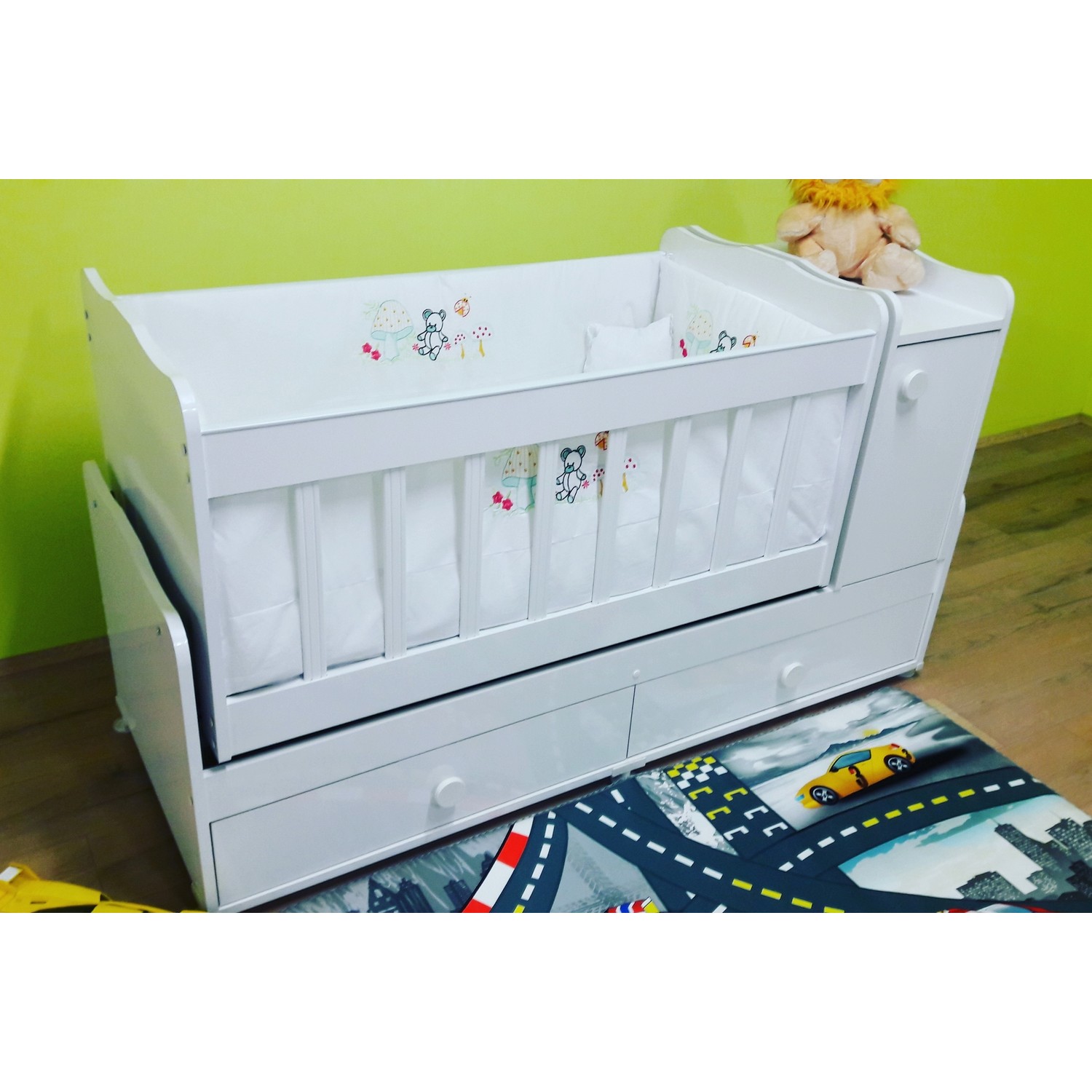 Alyans Bebek Mobilyaları Bebek Odası Takımı, 3 Kapılı