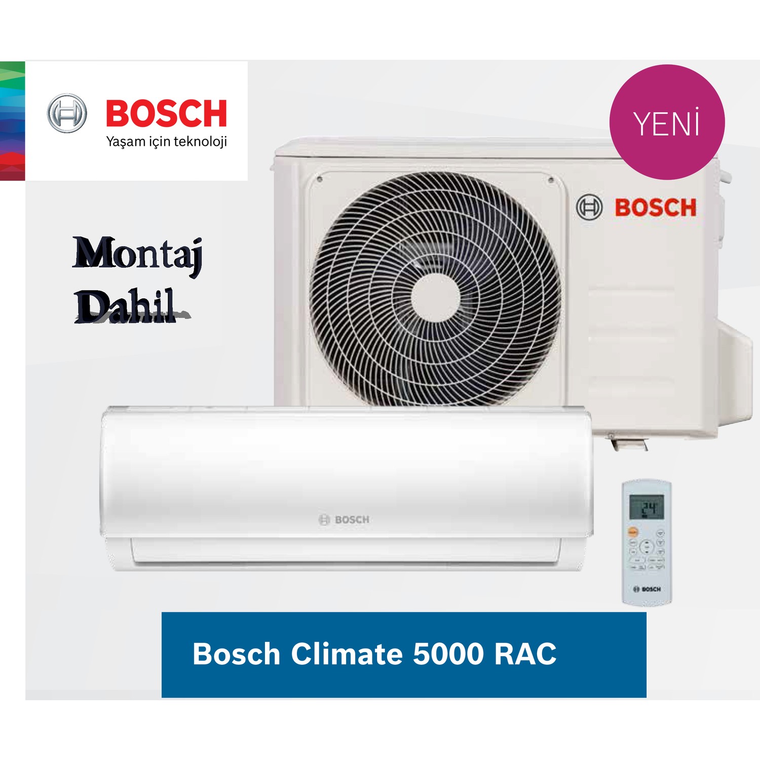 Bosch Climate 5000 Rac 3,5-2 Ibw Duvar Tipi 12.000 Btu/h A++ Fiyatı