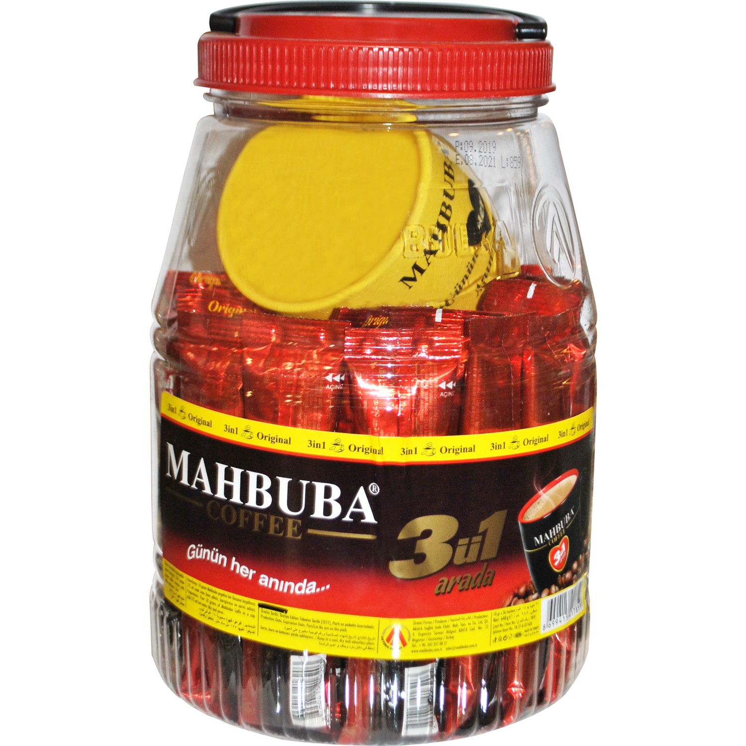 Mahbuba Kahve 3’ü 1 Arada 36�lı Paket ve Kahve Kupası Fiyatı