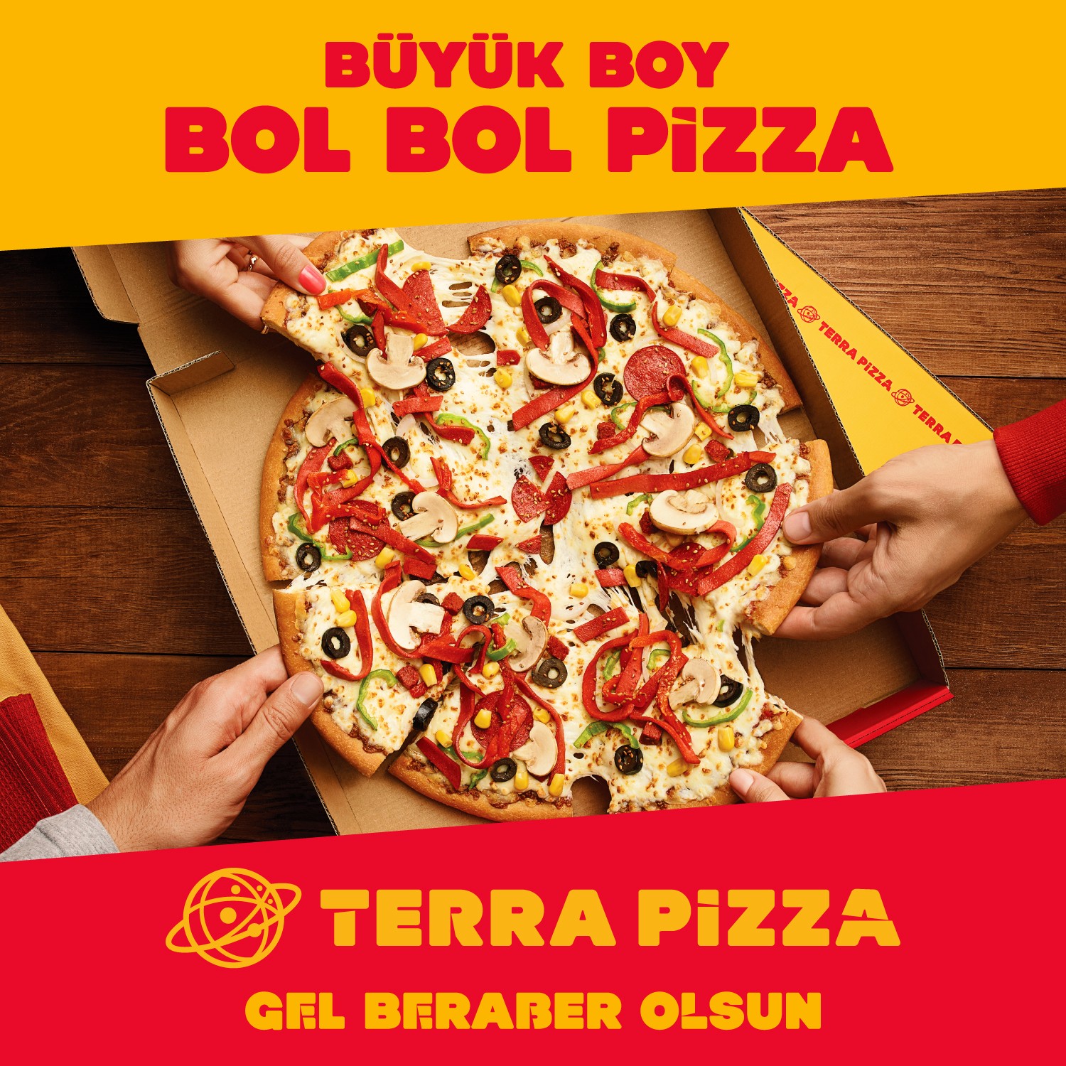 Terra Pizza Büyük Boy Bol Bol Pizza Fiyatı Taksit Seçenekleri