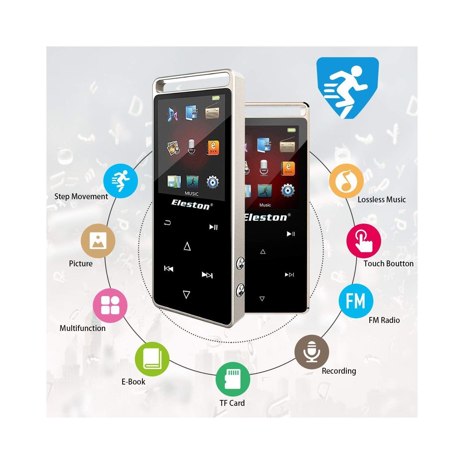 Eleston 8GB Touch Screen Mp3 Player Fiyatı Taksit Seçenekleri