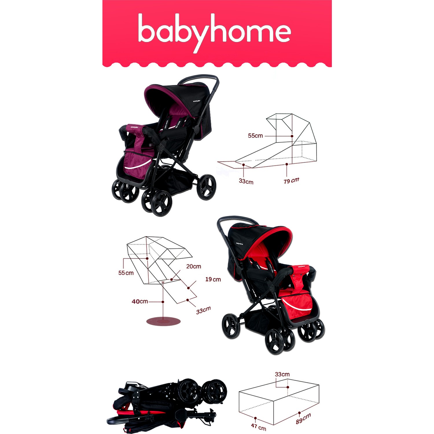 sweet cherry stroller gl500