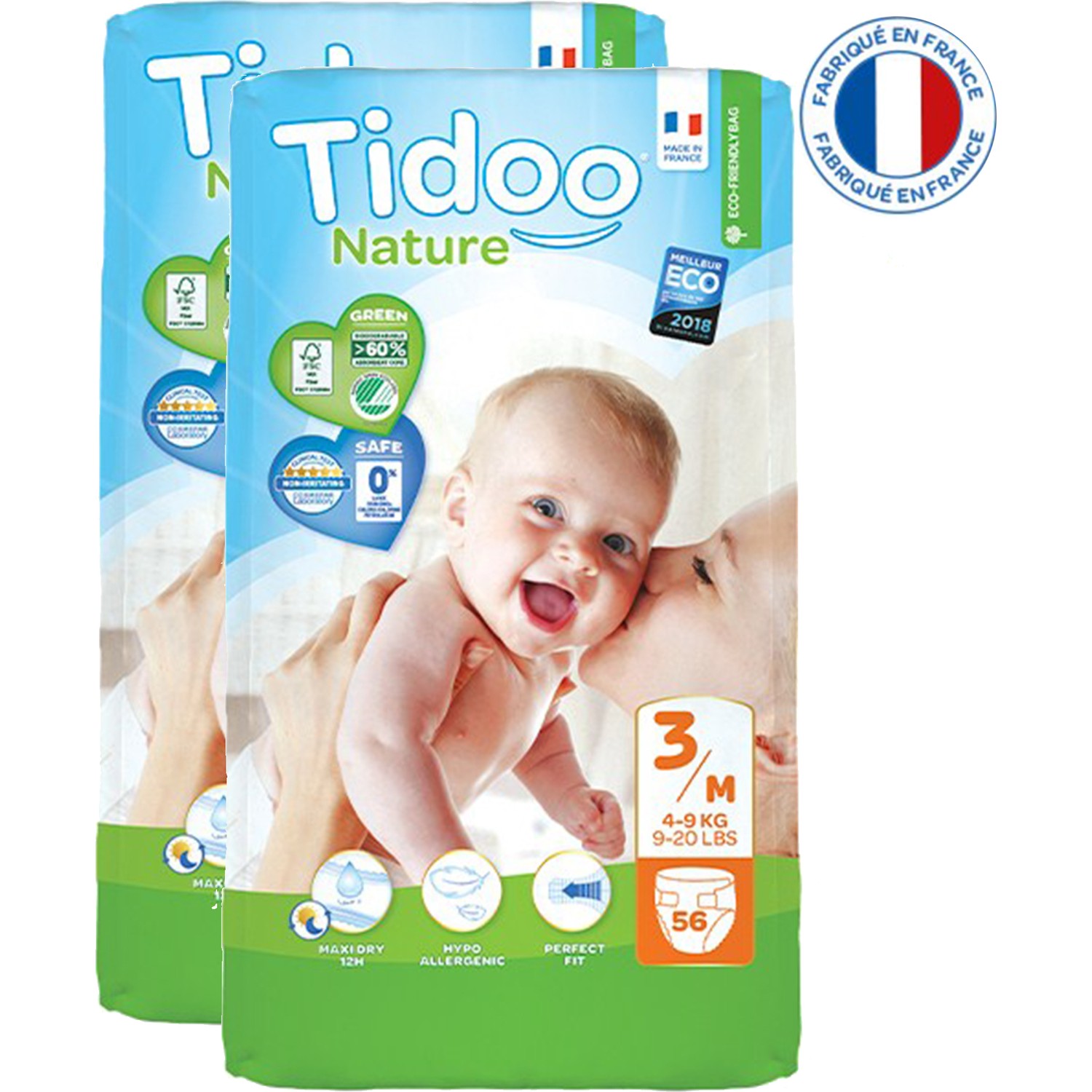 Tidoo Nature Bebek Bezi 3 Beden Numara 49 kg 56X2 112 Fiyatı