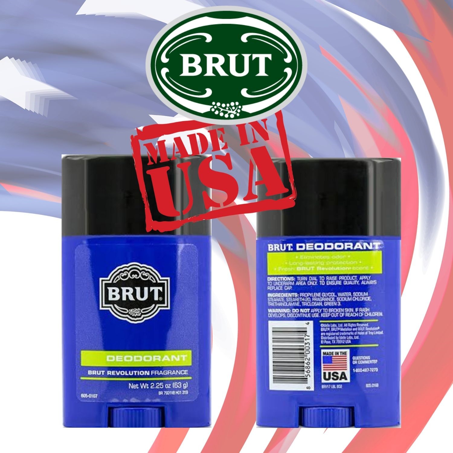 Brut Deodorant (Brut Revolution Scent) 63.gr(2.25) Oz Fiyatı
