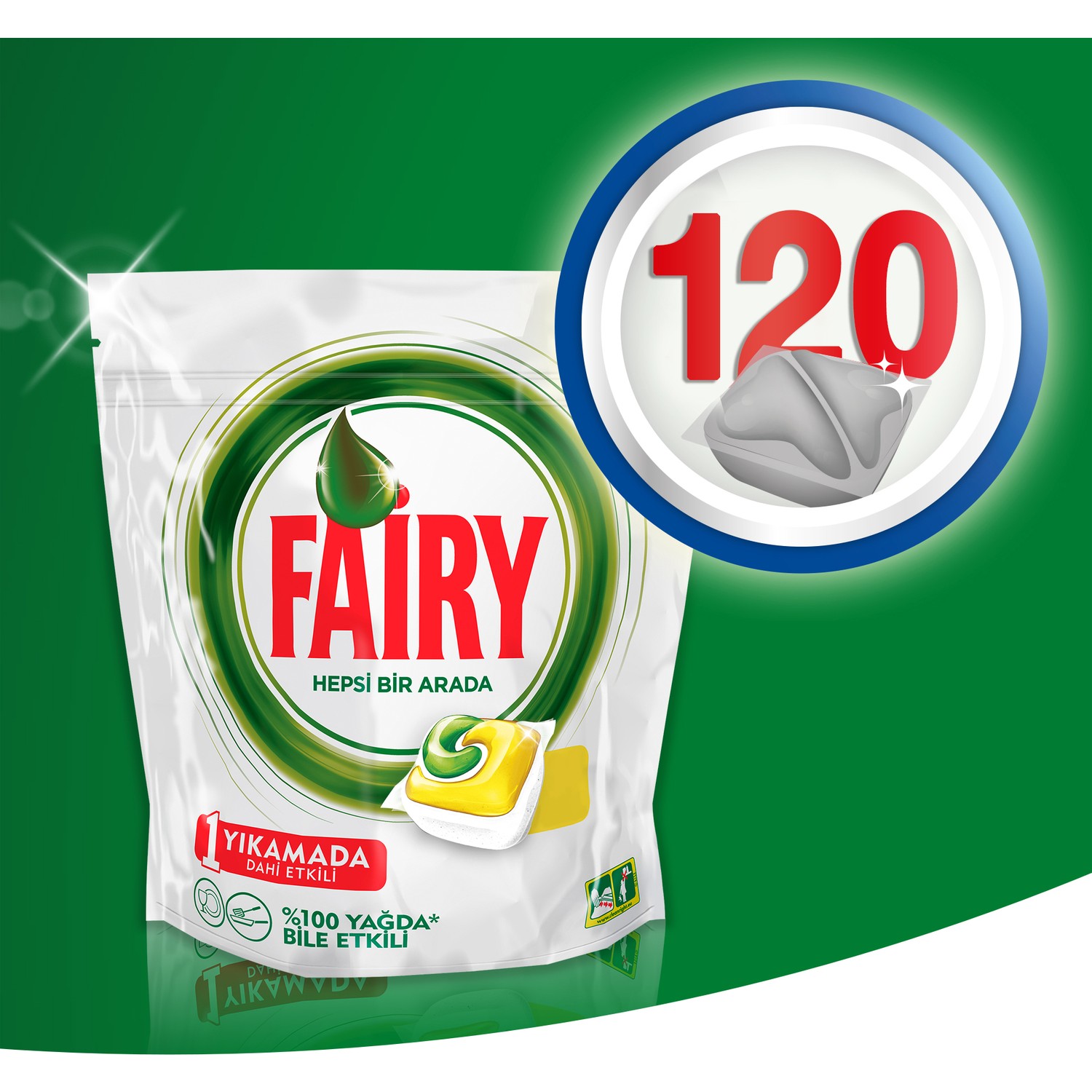 Fairy Hepsi Bir Arada Bulasik Makinesi Deterjani Kapsulu 100 Fiyati