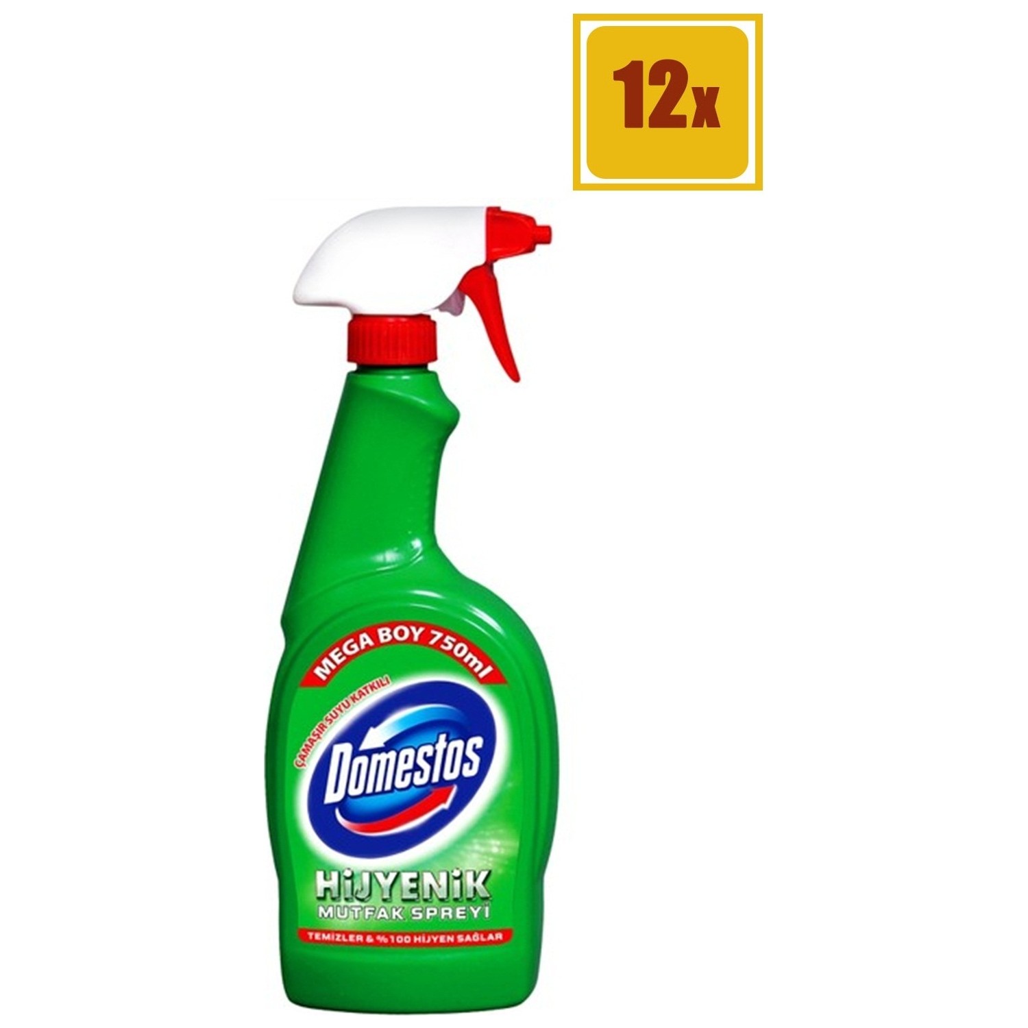 domestos sprey mutfak 750 ml 12 li set fiyati taksit secenekleri