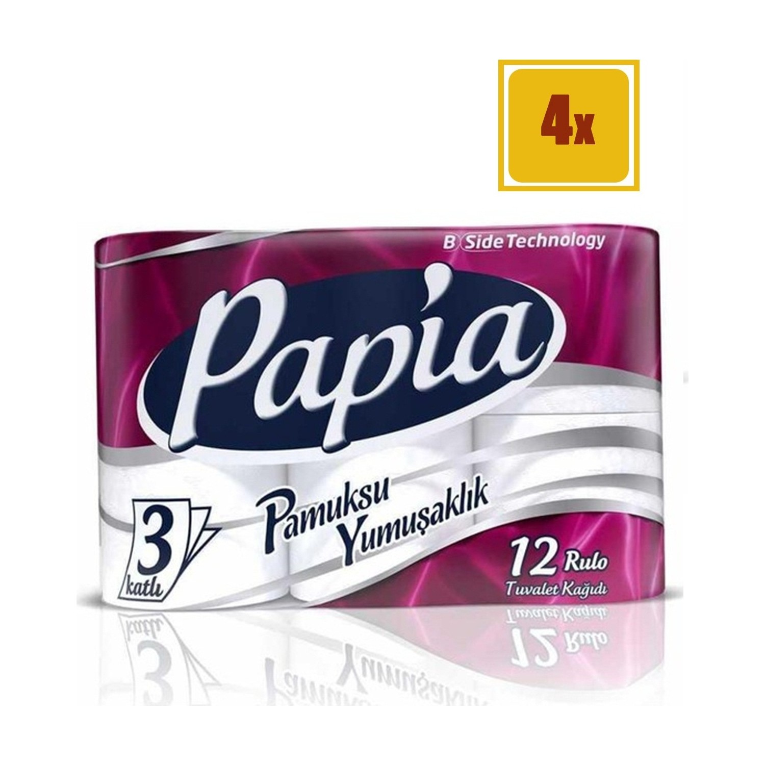 Papia 12'li Tuvalet Kağıdı 4'lü Set Fiyatı - Taksit Seçenekleri