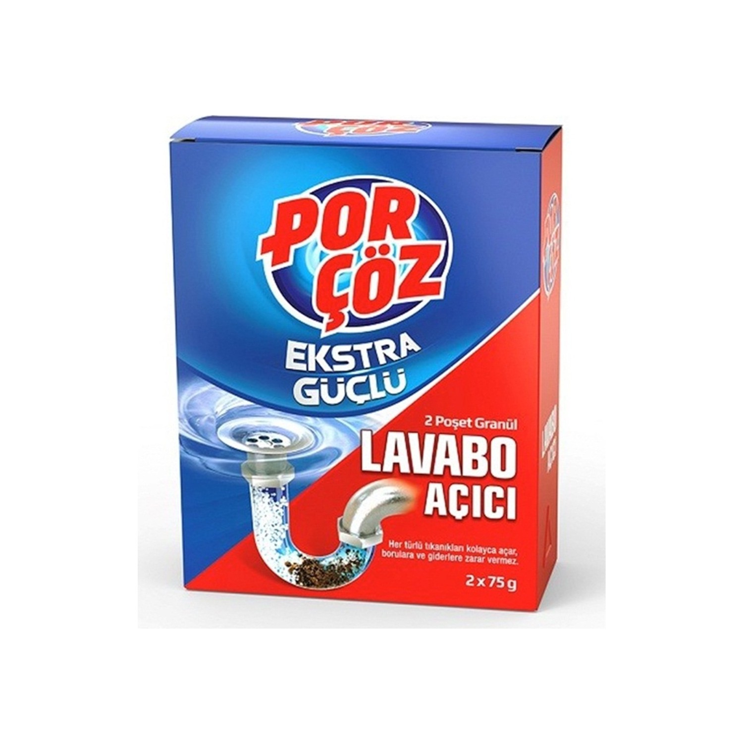 Porçöz Lavabo Açıcı 2X75 gr 24'lü Set Fiyatı - Taksit Seçenekleri