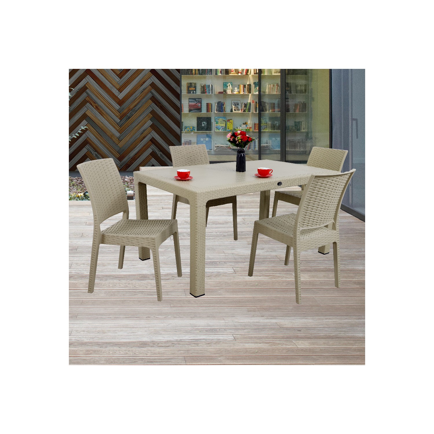 Mandella Elit 90 x 150 cm 4 Kişilik Elit Sandalye Masa Fiyatı