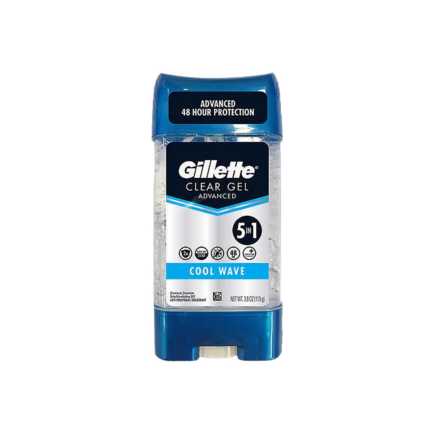 Gilette deodarahnt 3,8z (107g) 5ct Clear Gel cool Wave. Advanced gel