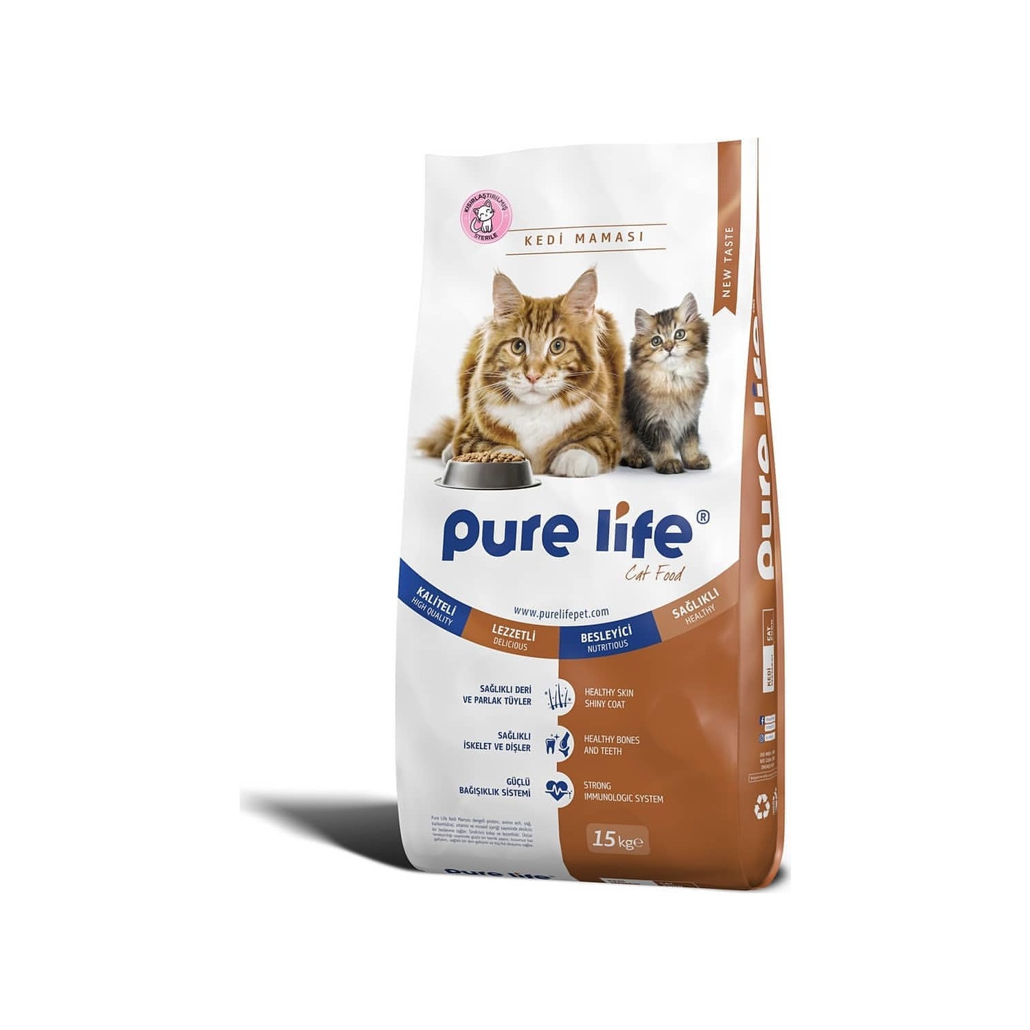 Pure Life Kısırlaştırılmış Kedi Maması 15 kg Fiyatı