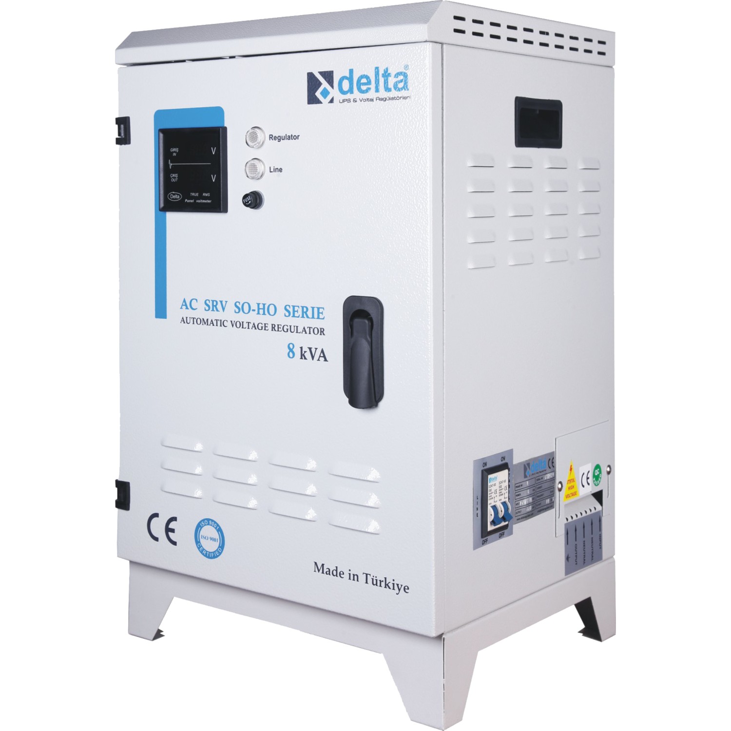 delta 15 kva servo monofaze soho voltaj regulatoru 155 260v fiyati