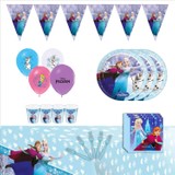 Bayhesaplı Elsa Frozen Karlar Ülkesi Doğum Günü Seti 24 Kişilik
