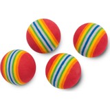 Flamingo Gökkuşağı Renkli Kedi Oyun Topu 4 cm 4 lü Paket