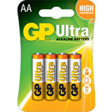 GP Ultra Alkalin Pil AA Kalem 4'lü Paket