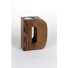 AHŞAP HARF MUMLUK -D HARFİ-