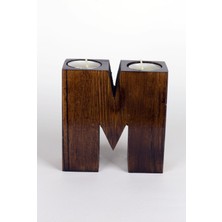 AHŞAP HARF MUMLUK -M HARFİ-