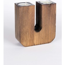 AHŞAP HARF MUMLUK -U HARFİ-