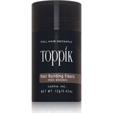 Toppik Hair Building Fibers 12 gr. Saç Fiberi Orta Kahverengi