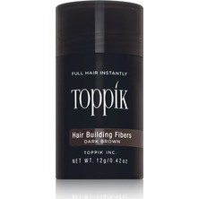 Toppik Hair Building Fibers 12 gr. Saç Fiberi Koyu Kahverengi