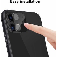 Microsonic Apple iPhone 11 Kamera Lens Koruma Camı - Siyah