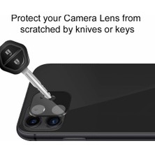 Microsonic Apple iPhone 11 Kamera Lens Koruma Camı - Siyah