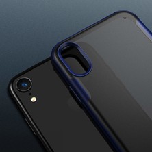 Microsonic Apple iPhone XR Frosted Frame Kılıf - Kırmızı