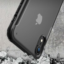 Microsonic Apple iPhone XR Frosted Frame Kılıf - Kırmızı