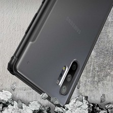 Microsonic Samsung Galaxy Note 10 Plus Frosted Frame Kılıf - Kırmızı