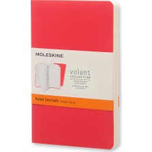 Moleskine Volant 2'Li Defter Cep Boy Scarlet Red Qp711F14F2F