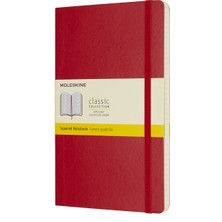Moleskine Squared Notebook Kareli Defter Kırmızı Kl4641