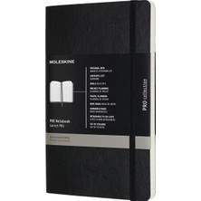 Moleskine Pro Defter Büyük Boy Yumuşak Kapak Siyah Pl0787