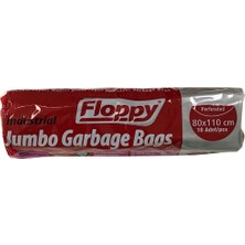 Floppy Endüstriyel Jumbo Çöp Torbası 500 gr 80 x 110 10'lu Rulo